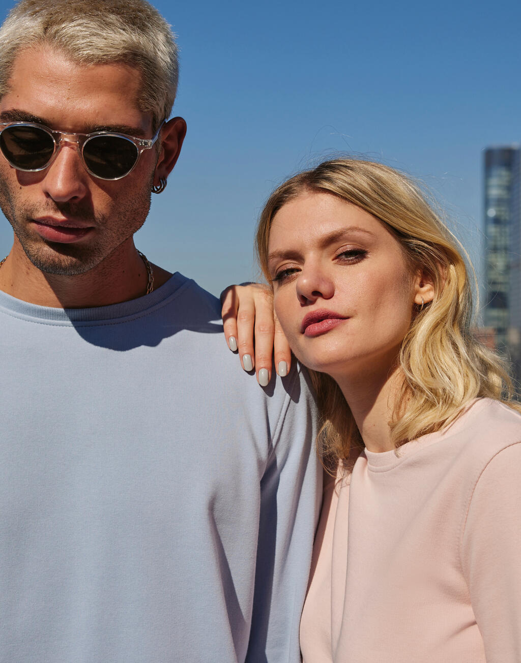  B & C Sudadera cuello redondo Inspire French Terry mujerotro