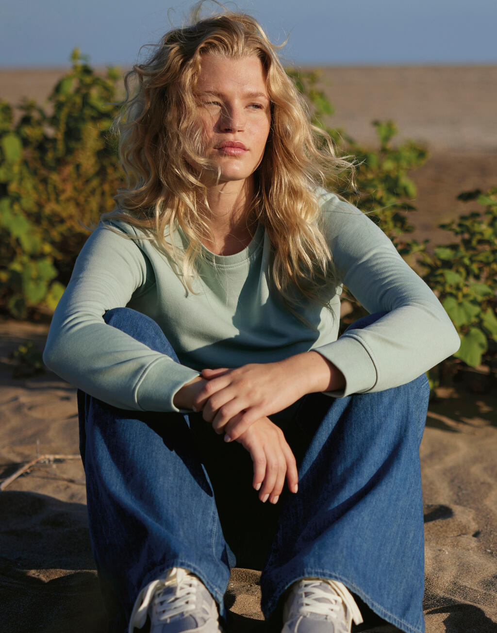  B & C Sudadera cuello redondo Inspire French Terry mujerotro