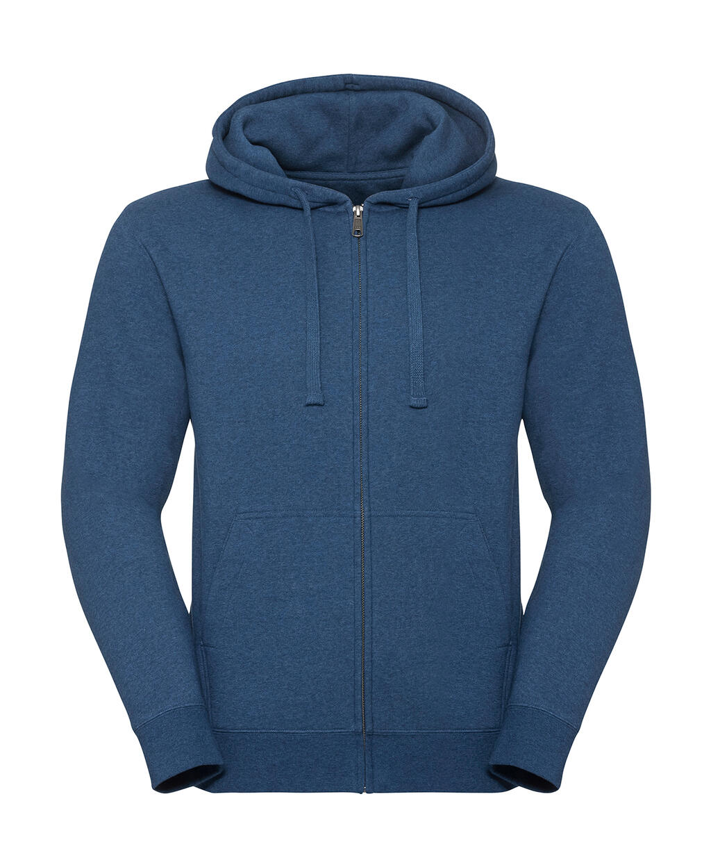 Sudadera Authentic Melange capucha/zip hombre  Ocean Melange