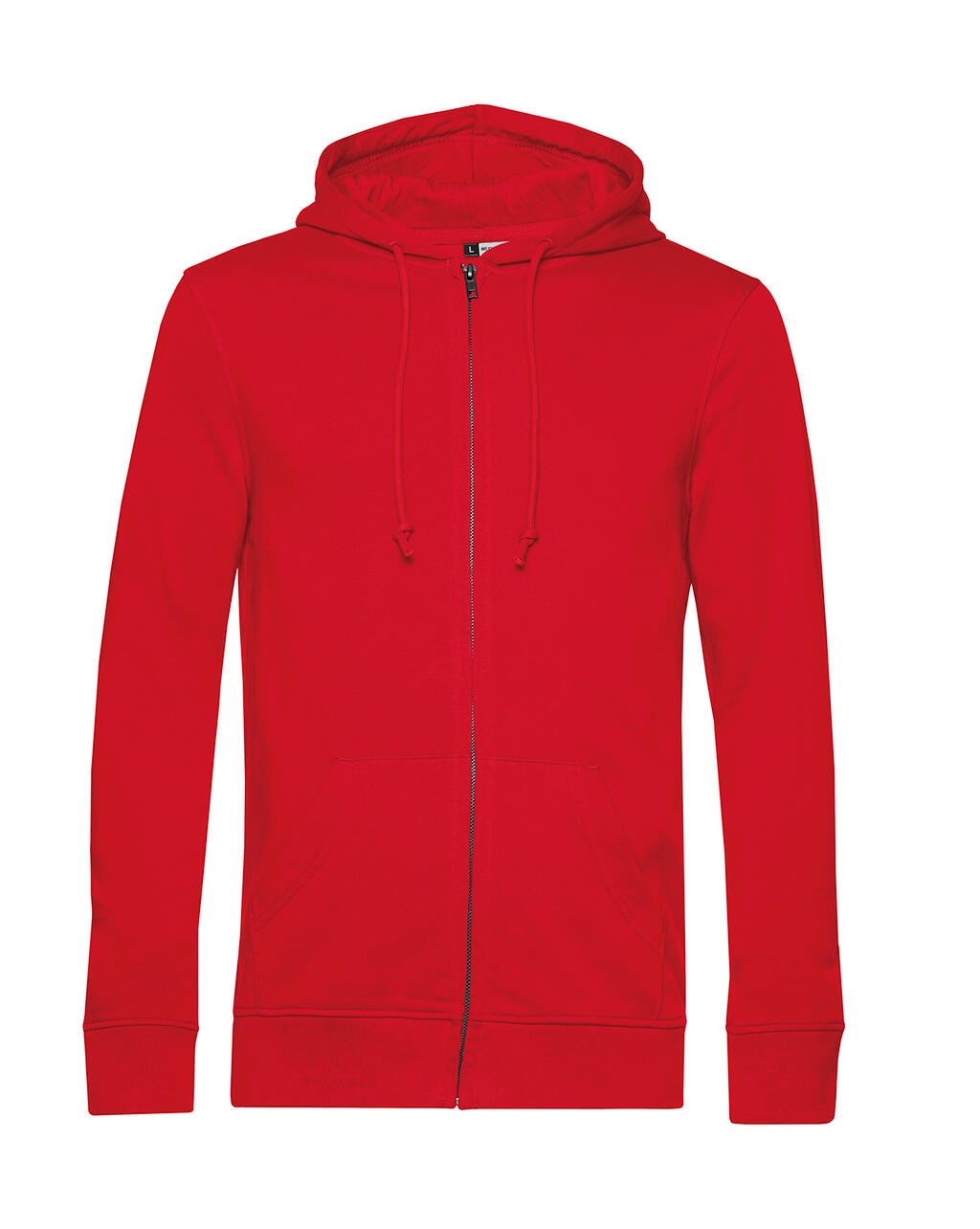 Organic Inspire Zipped Hood Red