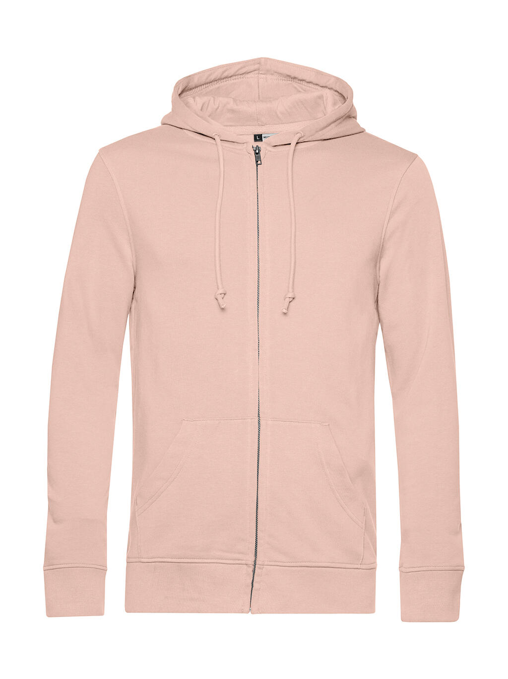 Organic Inspire Zipped Hood Soft Rose