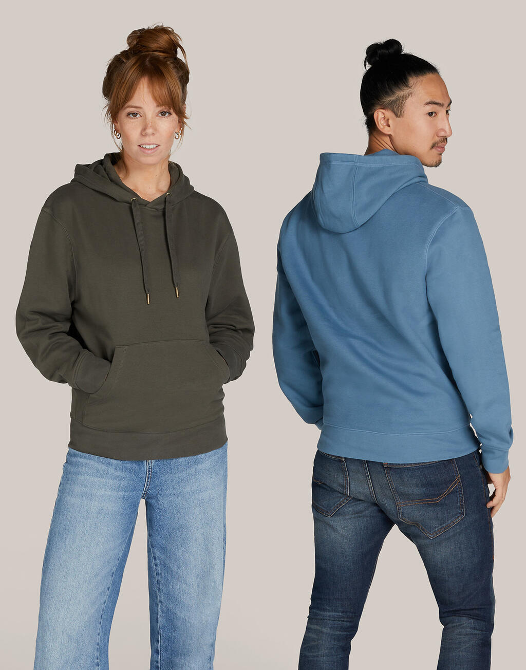 Sudadera con capucha sin etiqueta Signature Unisex