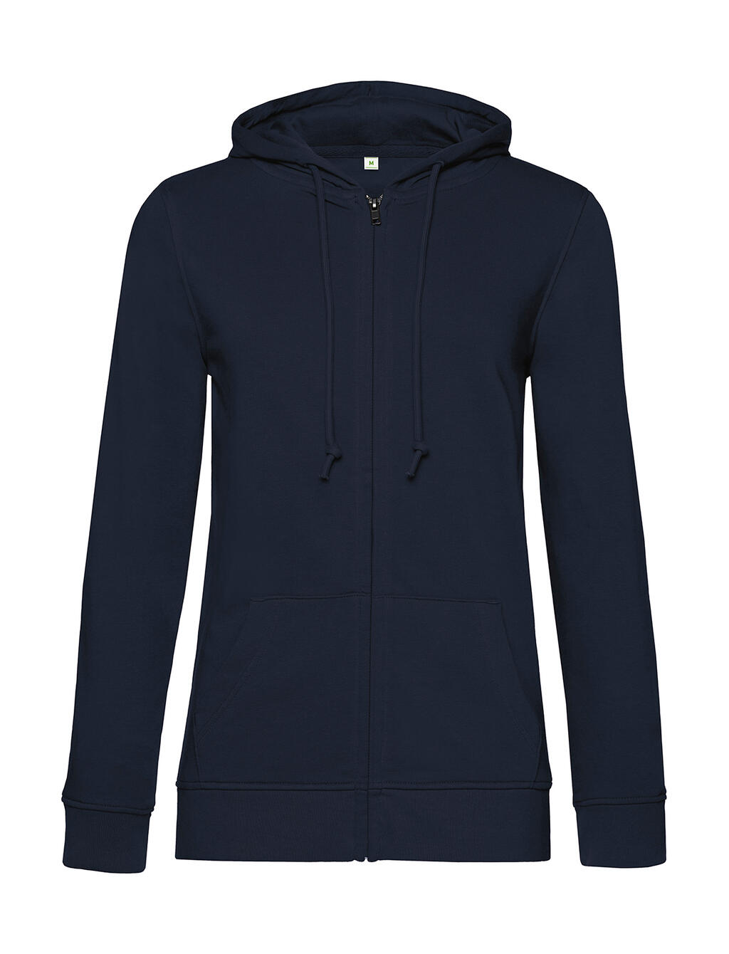 Sudadera orgánica con capucha y cremallera mujer  Navy Blue