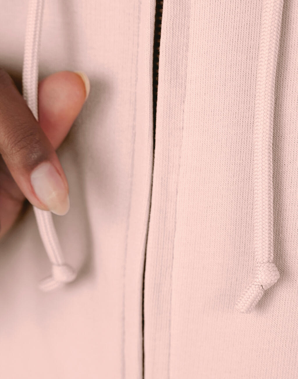  B & C Sudadera orgánica con capucha y cremallera mujer otro