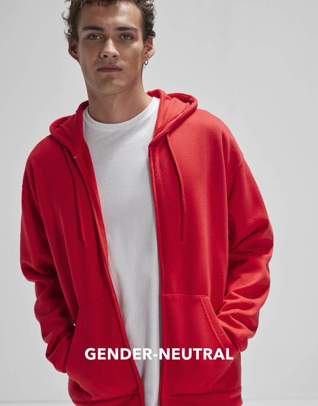  B & C Chaqueta con Cremallera y Capucha ID.224otro