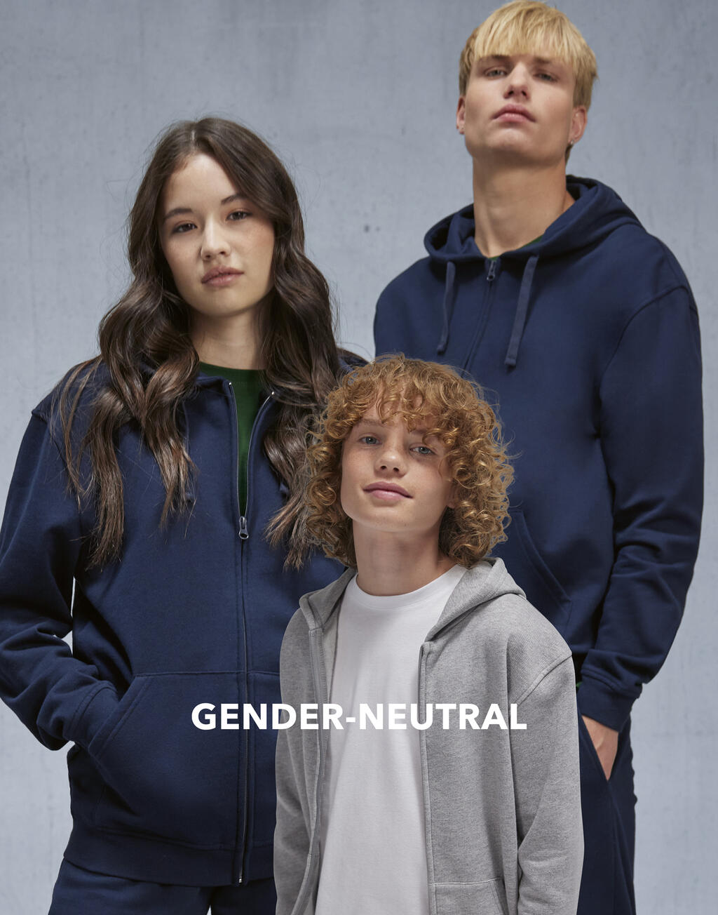  B & C Chaqueta con Cremallera y Capucha ID.334otro