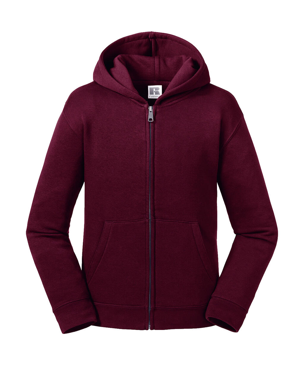 Sudadera Authentic con cremallera y capucha niño/a Burgundy