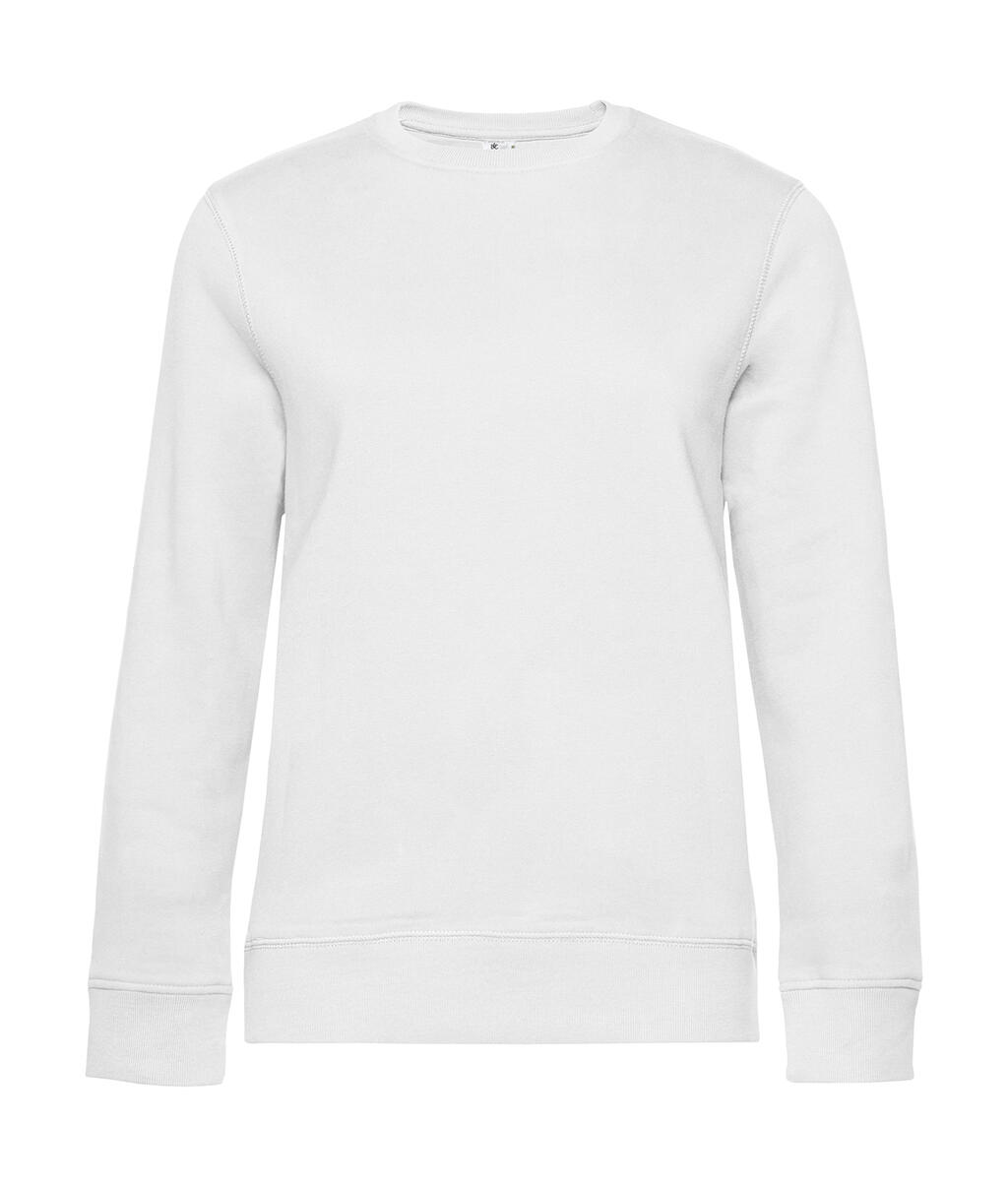 Sudadera Queen cuello redondo mujer  White