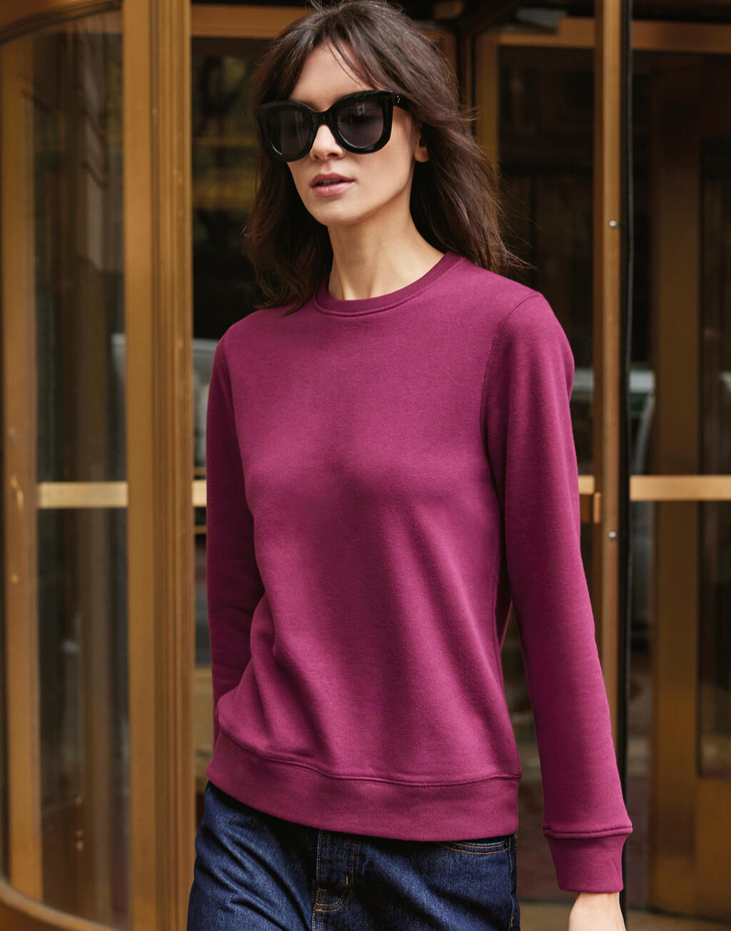  B & C Sudadera Queen cuello redondo mujer otro