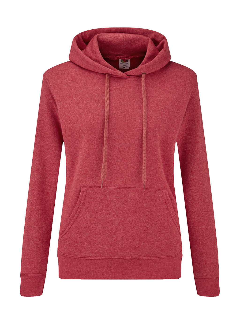 Sudadera capucha Ladies Heather Red