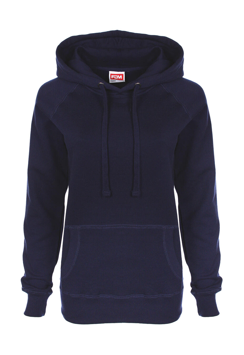 Sudadera capucha raglán mujer Navy