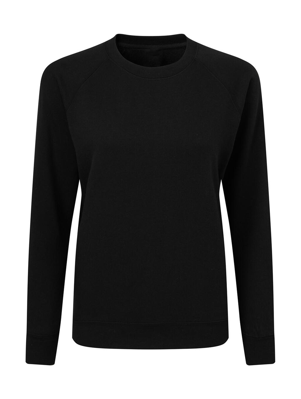 Sudadera raglán mujer Black
