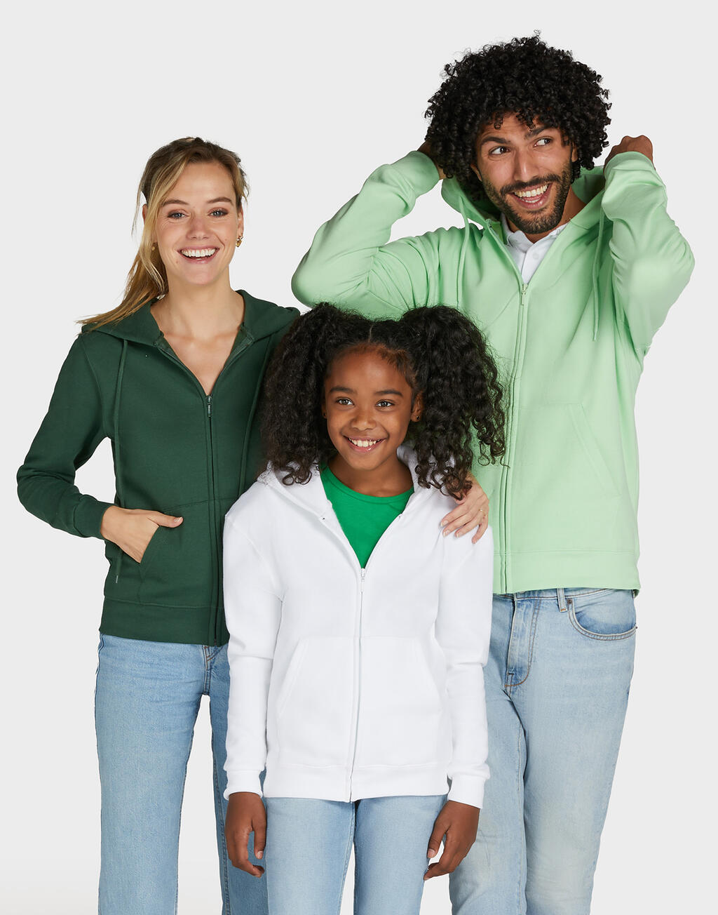  SG Sudadera capucha cremallera entera mujerotro