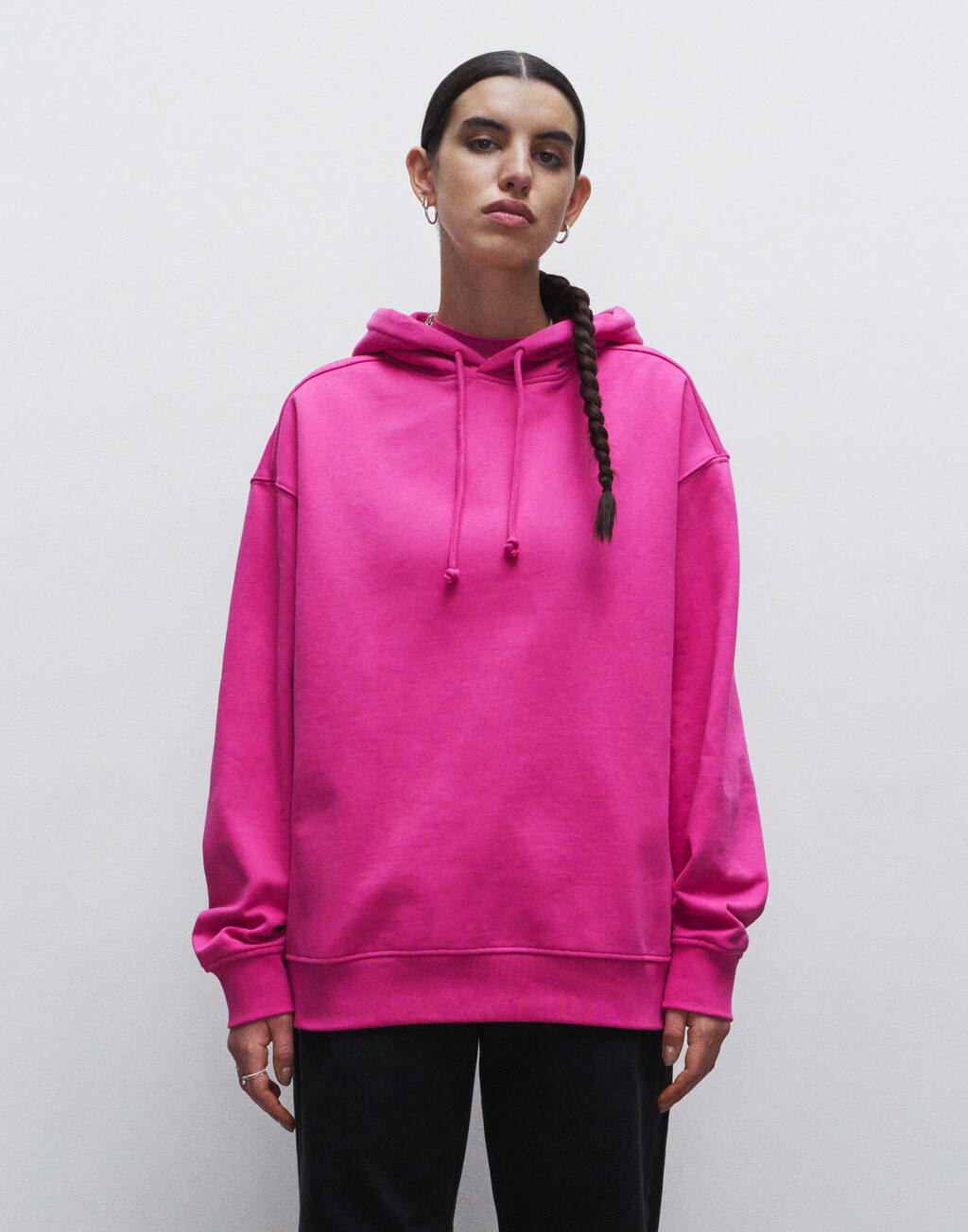 True Blanks Womens Oversized Hoodie
