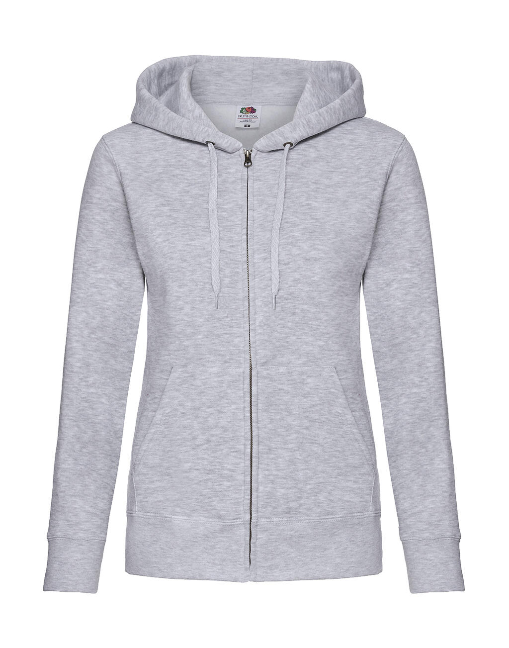 Sudadera Lady Fit con capucha mujer Heather Grey