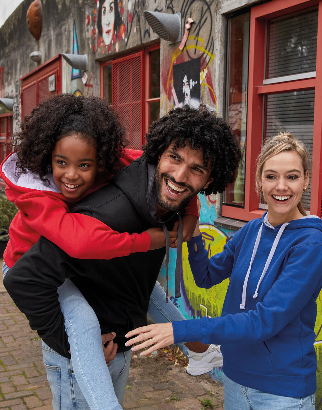  SG Sudadera con capucha en contraste mujerotro