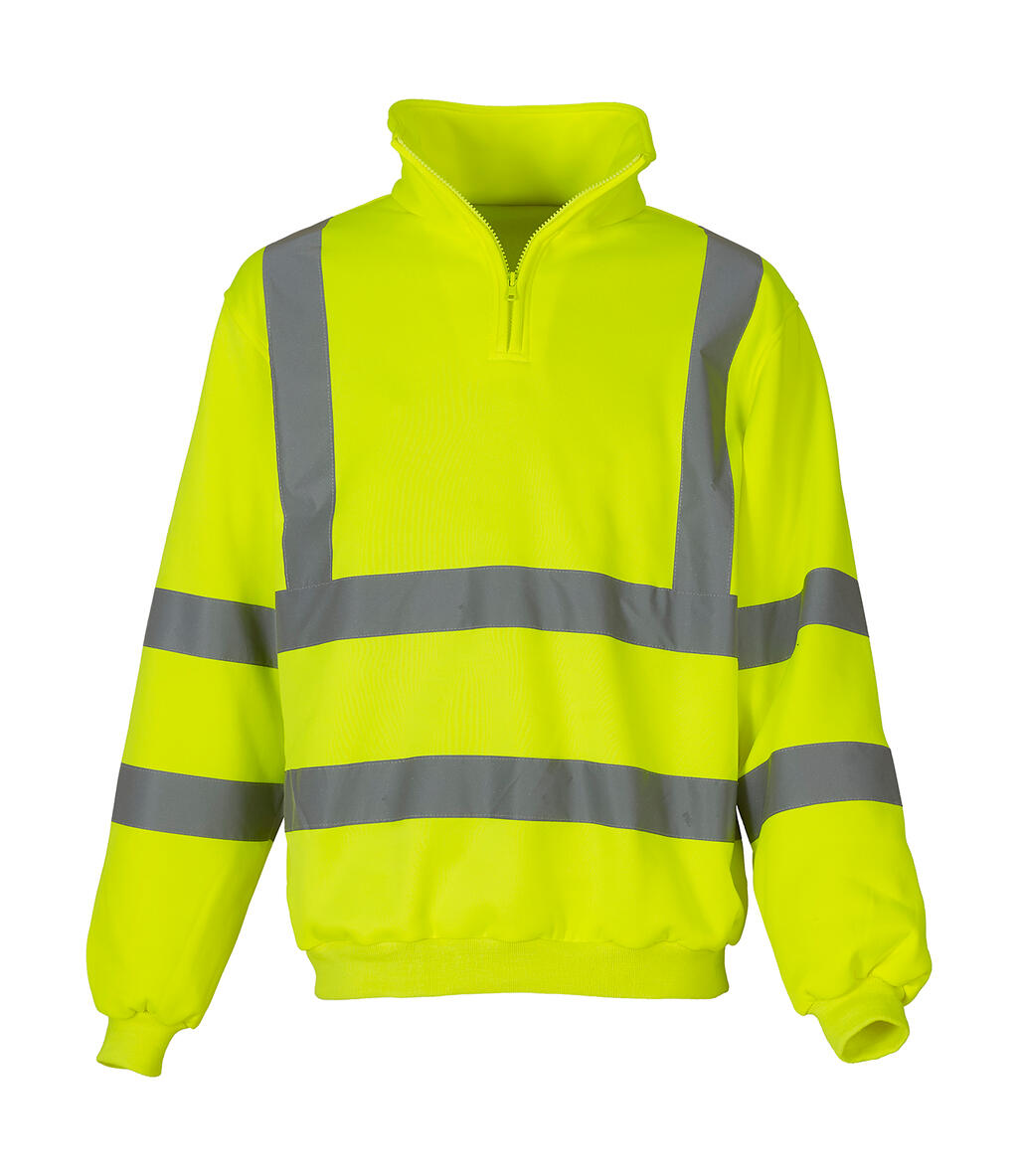 Sudadera Fluo 1/4 cremallera Fluo Yellow