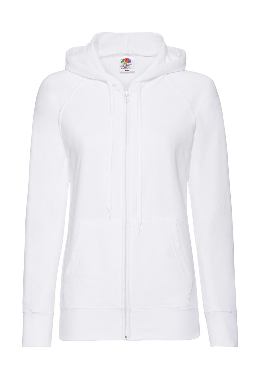 Chaqueta entallada con capucha ligera mujer White