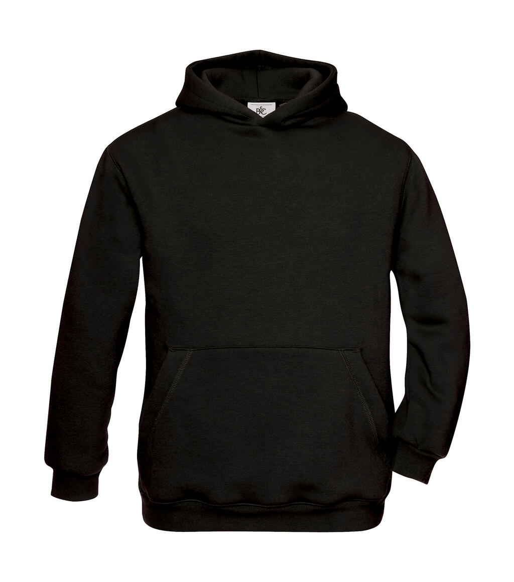 Sudadera capucha niño Hooded/kids Black