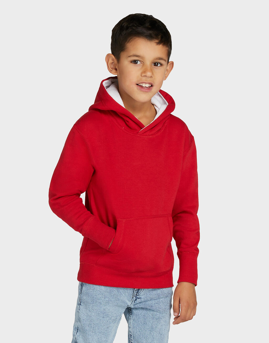Sudadera capucha en contraste niño