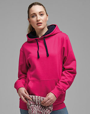 FDM Sudadera capucha contraste