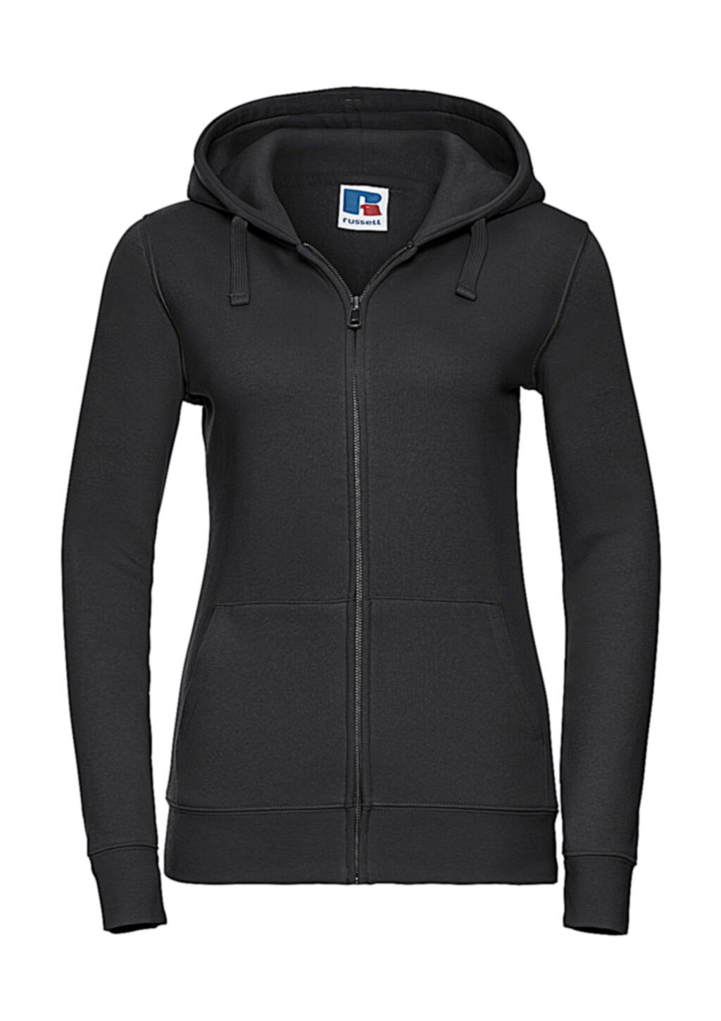 Sudadera Authentic capucha y cremallera mujer Black
