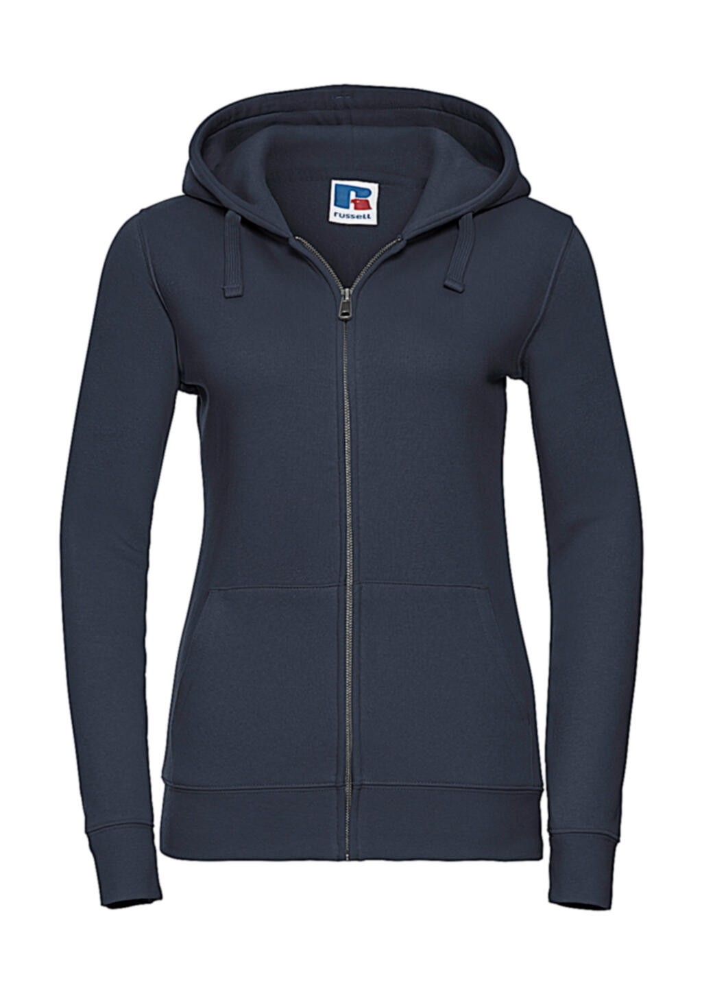 Sudadera Authentic capucha y cremallera mujer French Navy