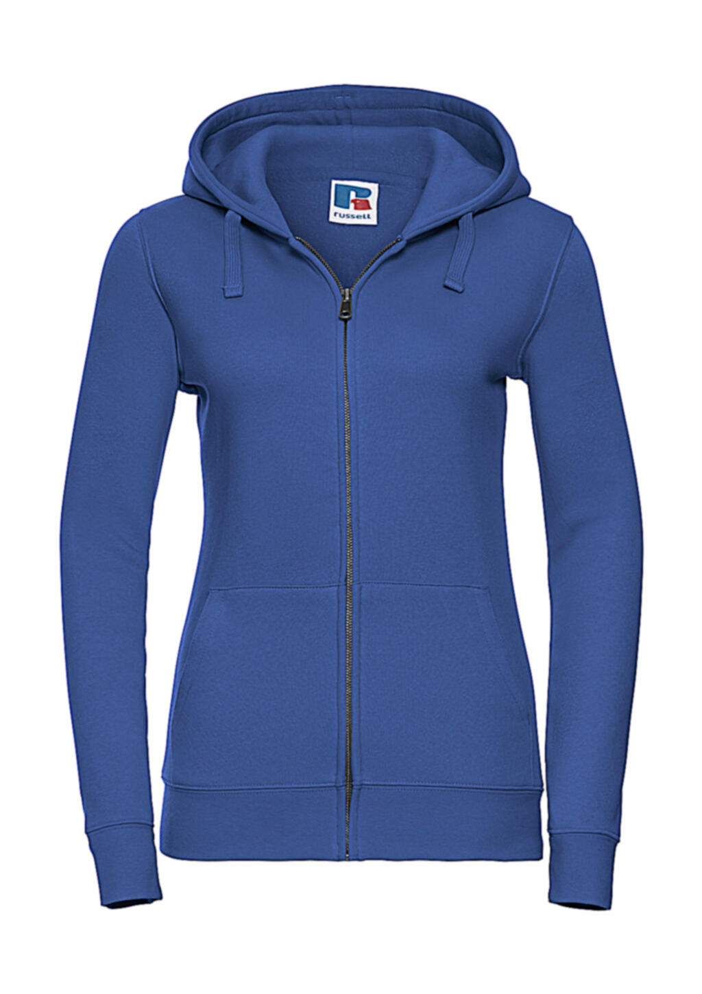 Sudadera Authentic capucha y cremallera mujer Bright Royal