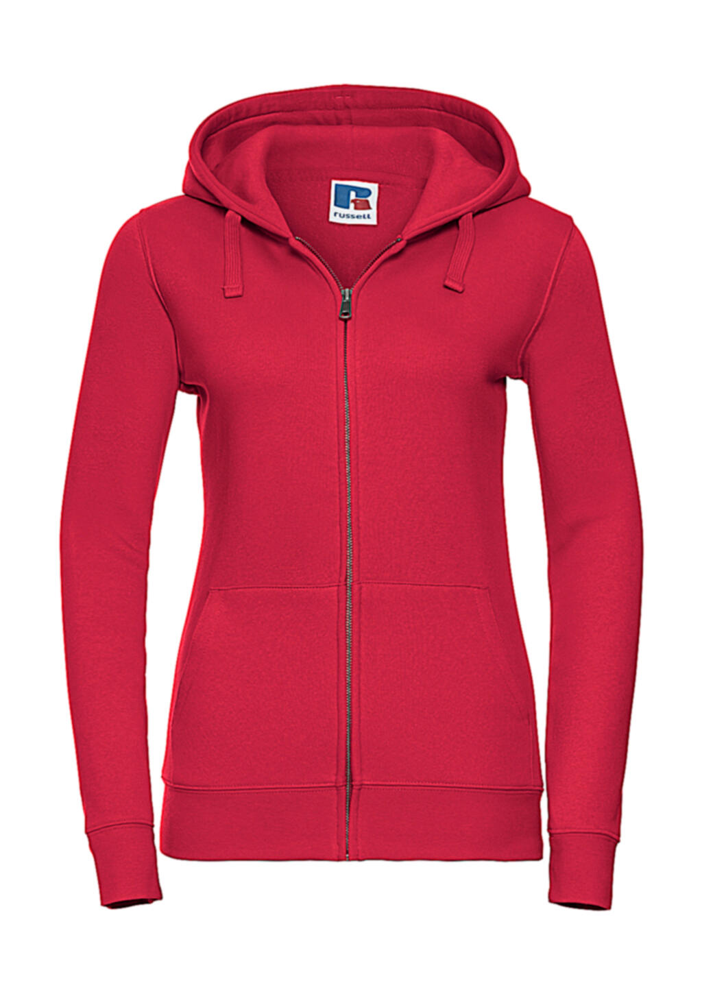 Sudadera Authentic capucha y cremallera mujer Classic Red