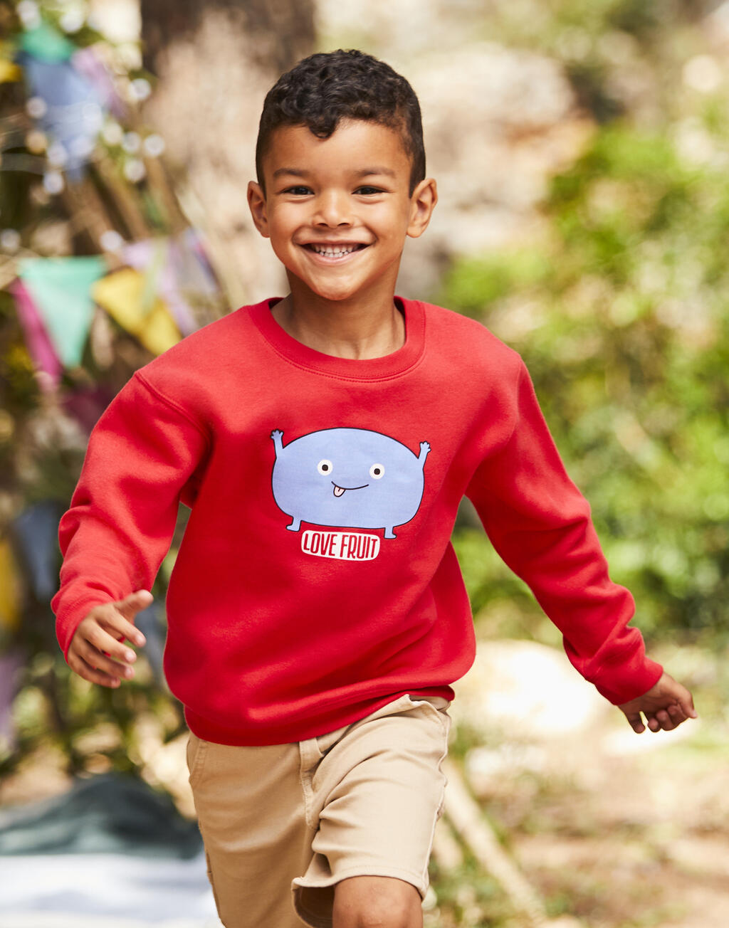  Fruit of the Loom Sudadera manga montada niñootro