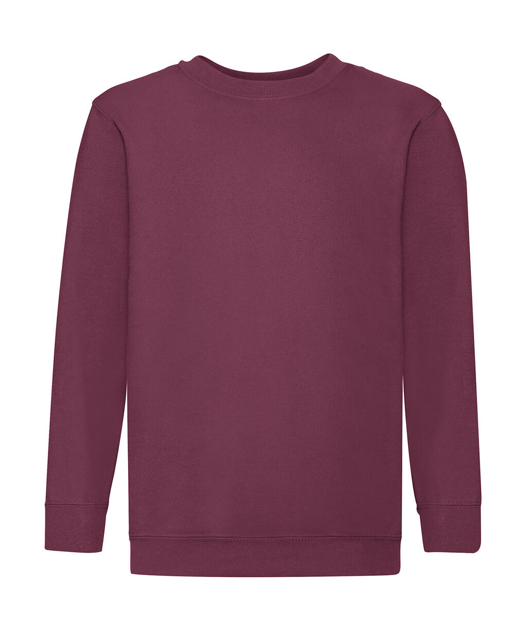 Sudadera manga montada niño Burgundy
