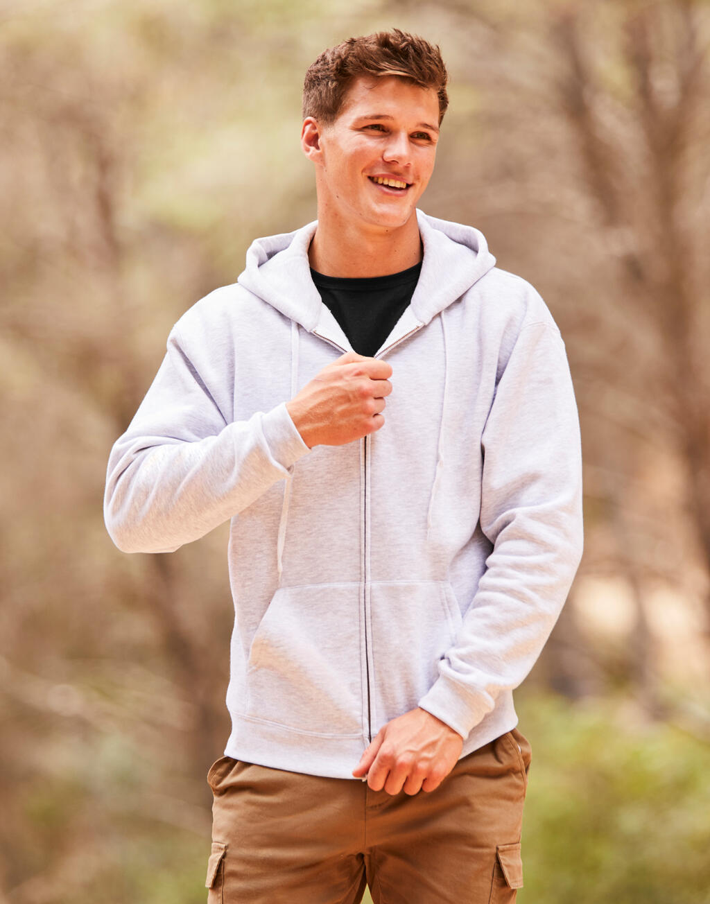 Fruit of the Loom Sudadera capucha cremallera entera Premium