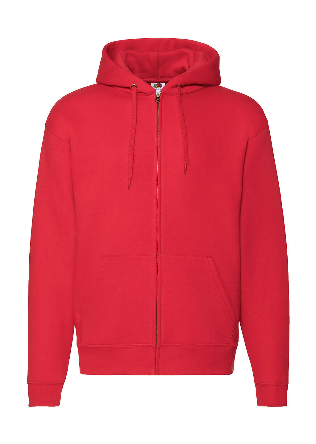 Sudadera capucha cremallera entera Premium Red