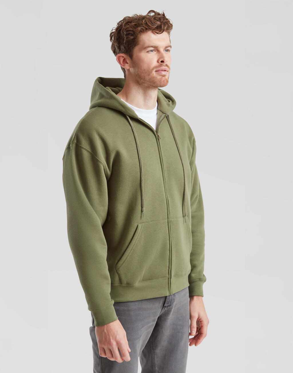  Fruit of the Loom Sudadera capucha cremallera entera Premiumotro