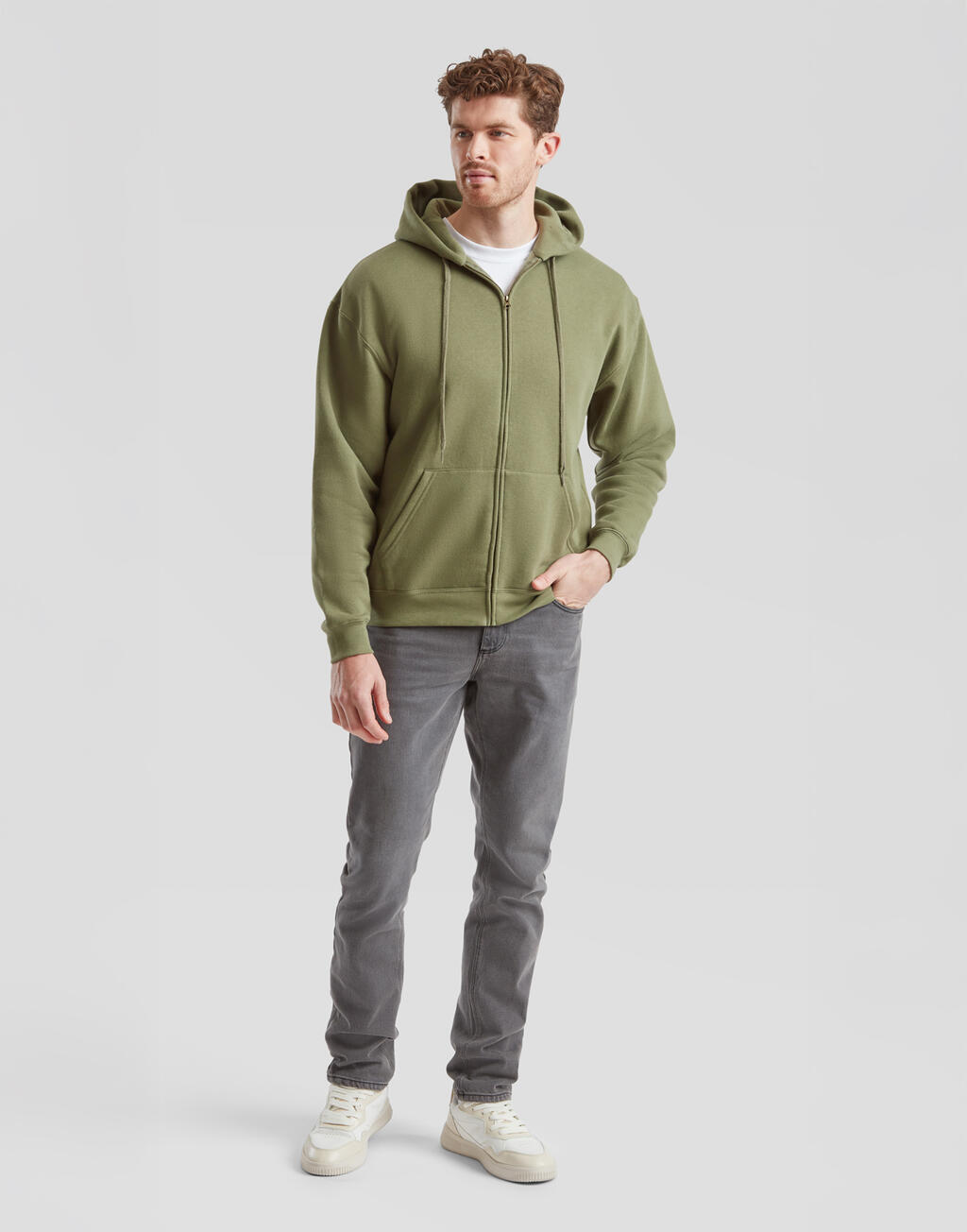  Fruit of the Loom Sudadera capucha cremallera entera Premiumotro