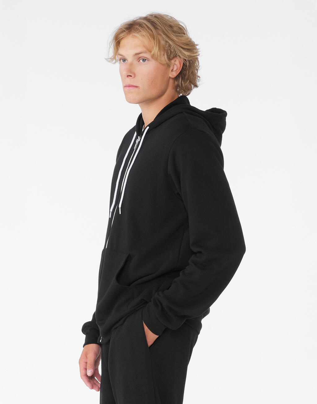  Bella Sudadera unisex de algodón-poliéster con capuchaotro