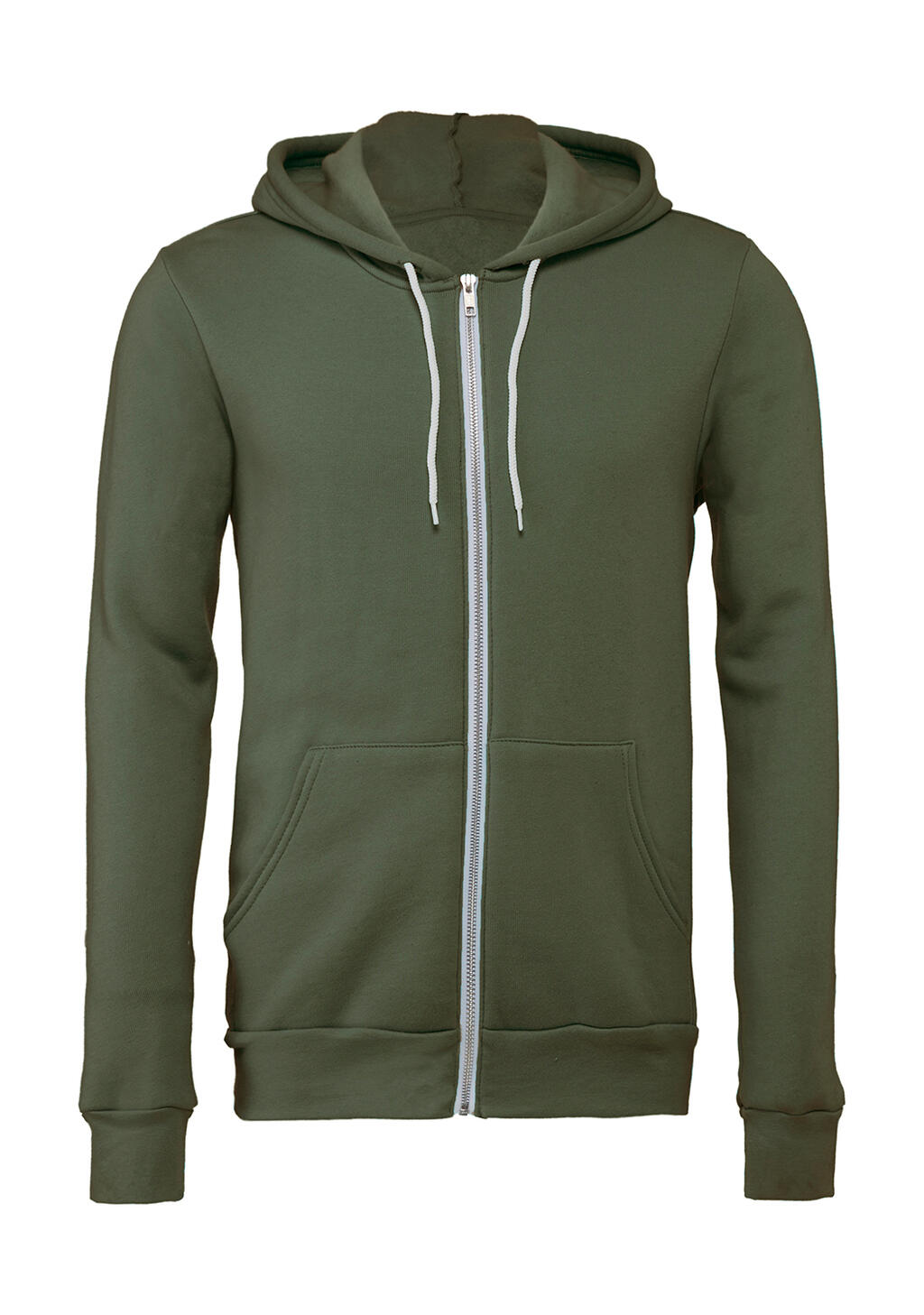 Sudadera unisex de algodón-poliéster con capucha Military Green