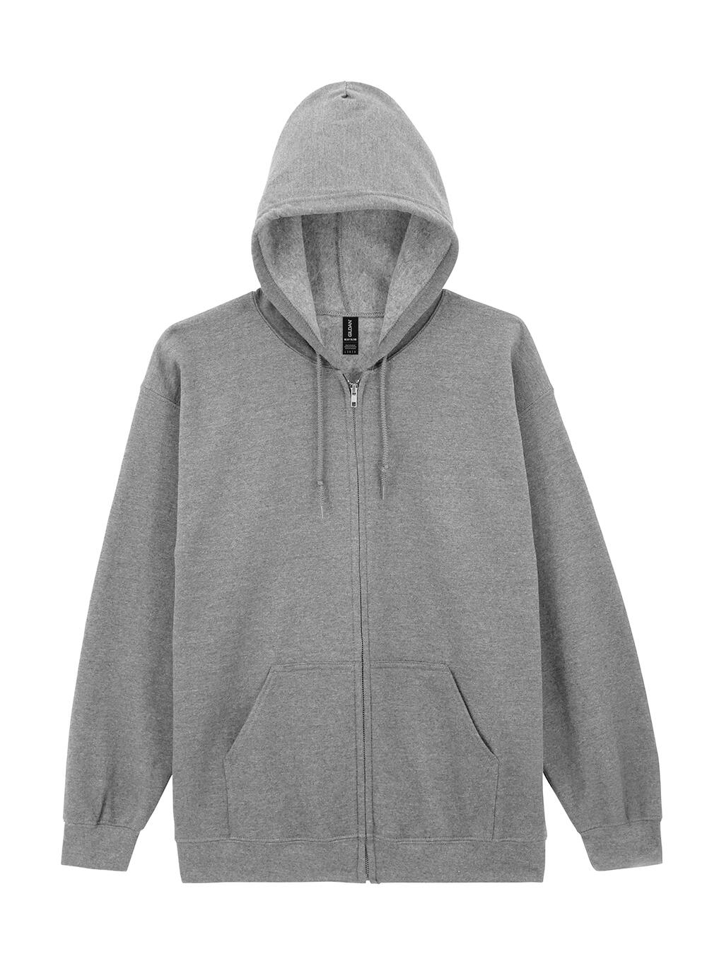 Sudadera capucha cremallera Heavyblend Sport Grey