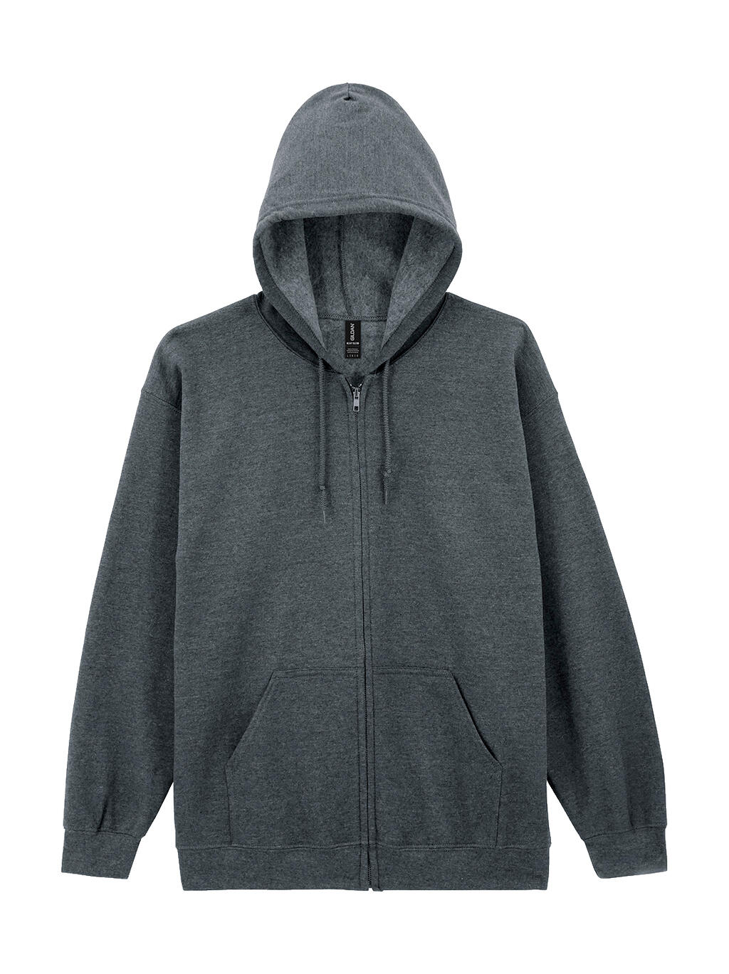 Sudadera capucha cremallera Heavyblend Dark Heather
