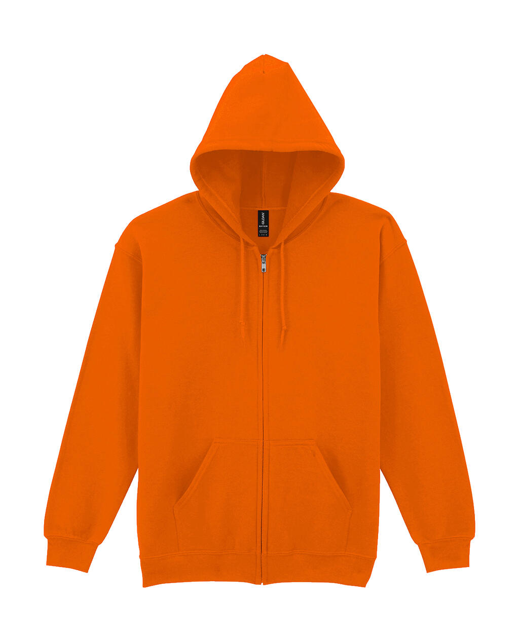 Sudadera capucha cremallera Heavyblend S Orange
