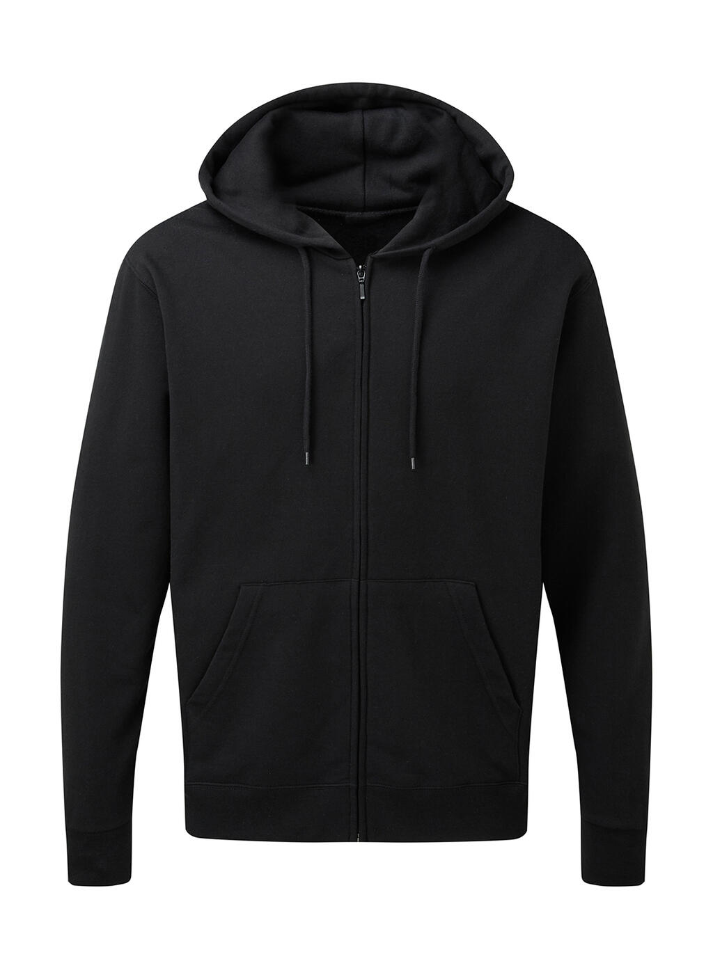 Sudadera capucha cremallera entera hombre Black