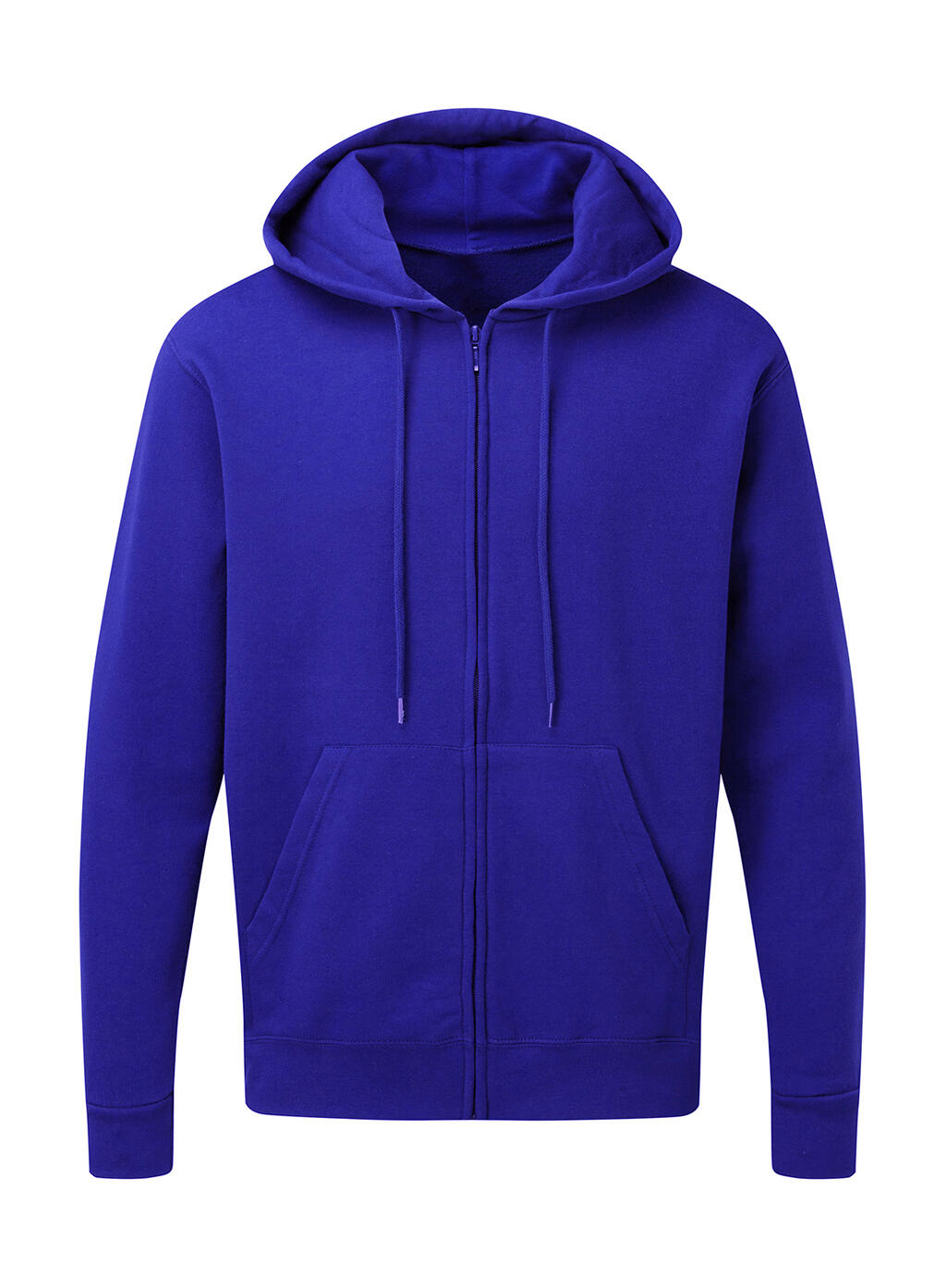 Sudadera capucha cremallera entera hombre Royal Blue