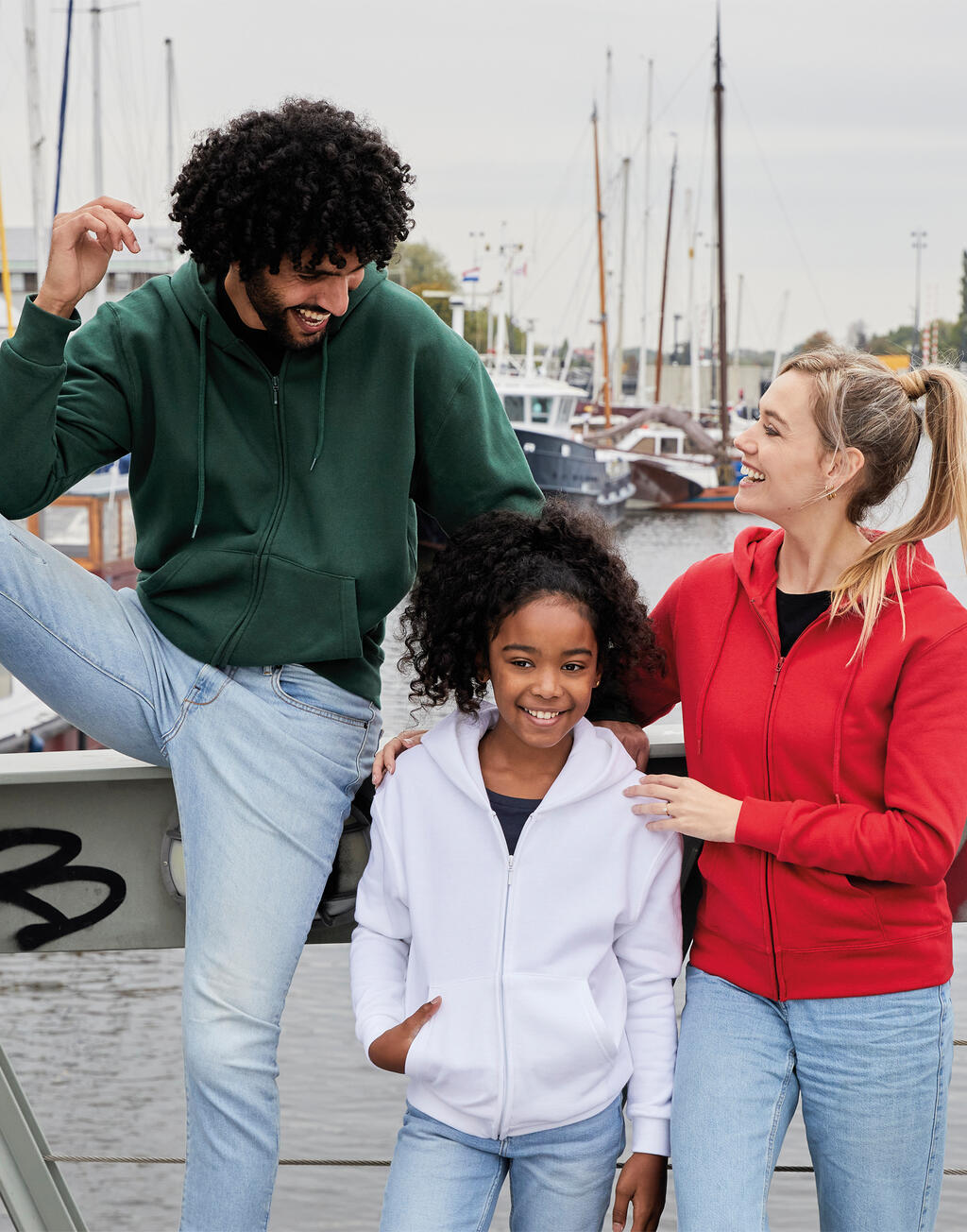  SG Sudadera capucha cremallera entera hombreotro