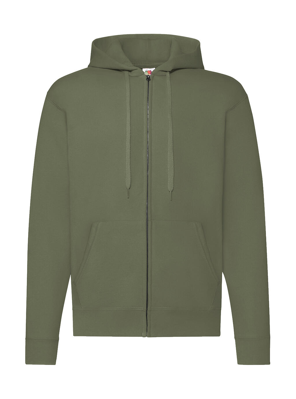 Sudadera capucha cremallera entera hombre Classic Olive