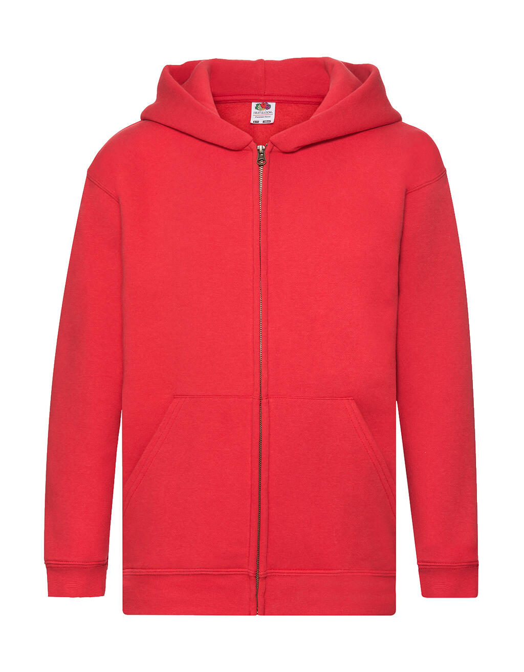 Sudadera capucha con cremallera entera niño Red