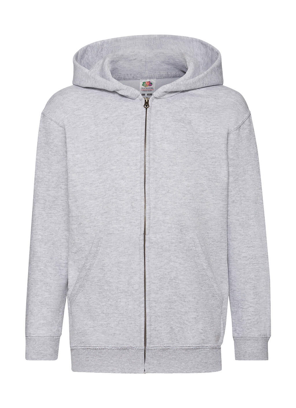Sudadera capucha niño Classic Heather Grey