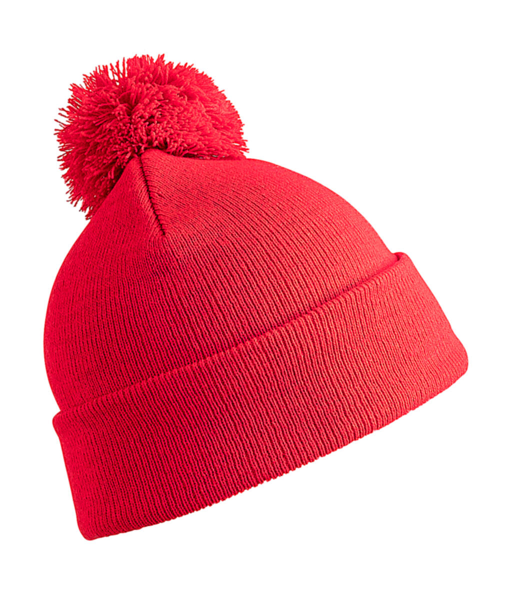 Gorro con pompón Red