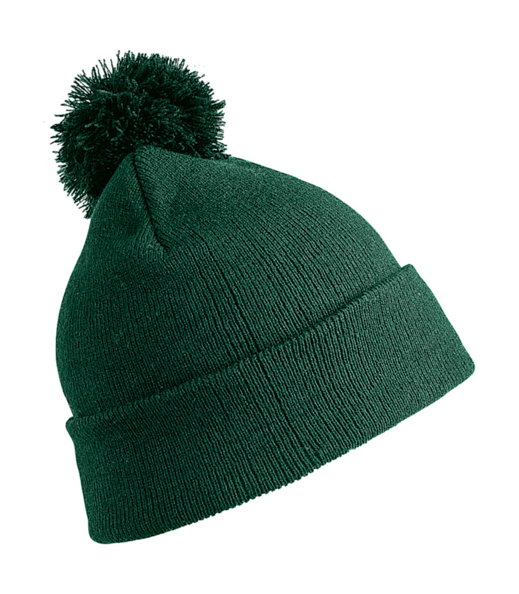 Gorro con pompón Bottle Green