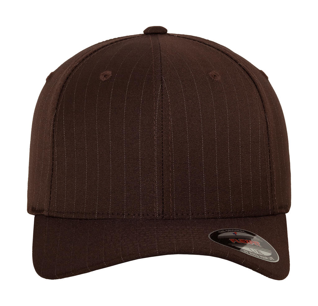 Gorra rayada Brown/White