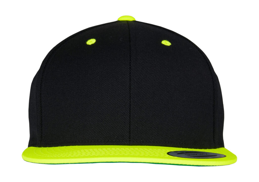 Gorra dos tonos Snapback Black/Neon Yellow